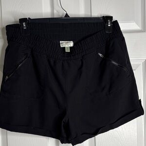 Tangerine Black Women's Athletic Shorts